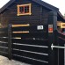 Emaljskylt husnummer Ramlösa 24 x 12 cm vit och svart personlig med 4 siffror Emaljskylt husnummer Ramlösa 24 x 12 cm vit och svart personlig med 4 siffror