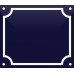 Emaljskylt husnummer Ramlösa 14 x 12 cm blå och vit personlig med 2 siffror Emaljskylt husnummer Ramlösa 14 x 12 cm blå och vit personlig med 2 siffror
