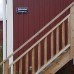 Emaljskylt gatuskylt Ramlösa 32 x 16 cm blå och vit personlig med 12+16 bokstäver
