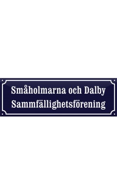 Emaljskylt gatuskylt Ramlösa 48 x 16 cm blå och vit personlig med 24+24 bokstäver Emaljskylt gatuskylt Ramlösa 48 x 16 cm blå och vit personlig med 24+24 bokstäver